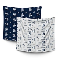 Infant Pegasus  New York Yankees 47" x 47" Home & Away Two-Piece Muslin Blanket Set