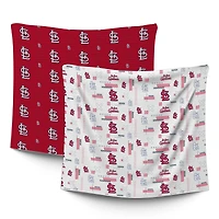 Infant Pegasus  St. Louis Cardinals 47" x 47" Home & Away Two-Piece Muslin Blanket Set