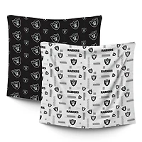 Infant Pegasus  Las Vegas Raiders 47" x 47" Home & Away Two-Piece Muslin Blanket Set