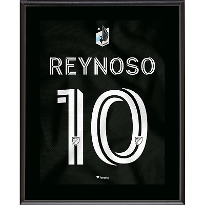 Emanuel Reynoso Minnesota United FC 10.5" x 13" Minnesota Night Jersey Style Number 10 Sublimated Plaque