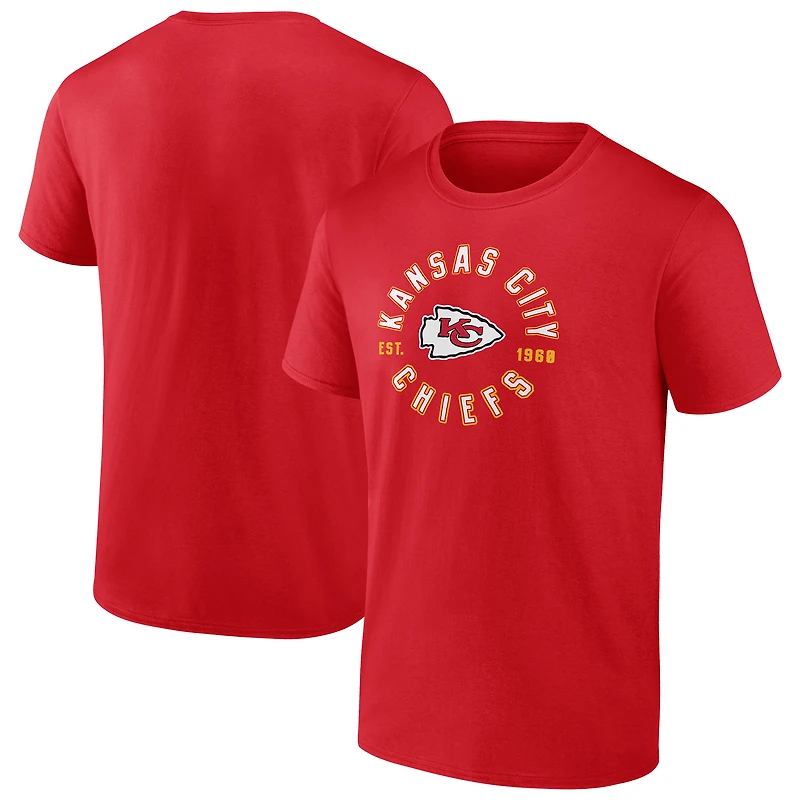 Men's Fanatics Red Kansas City Chiefs Serve T-Shirt