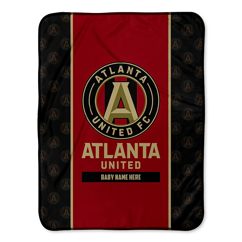 Chad & Jake Atlanta United FC Icon 30" x 40" Personalized Baby Blanket