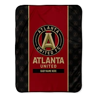 Chad & Jake Atlanta United FC Icon 30" x 40" Personalized Baby Blanket