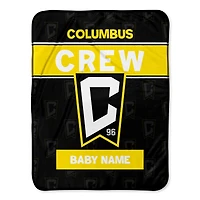 Chad & Jake Columbus Crew Emblem 30" x 40" Personalized Baby Blanket
