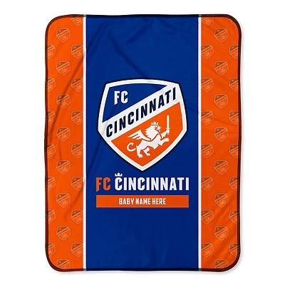 Chad & Jake FC Cincinnati Icon 30" x 40" Personalized Baby Blanket