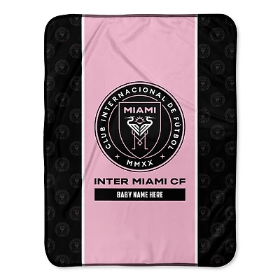 Chad & Jake Inter Miami CF Icon 30" x 40" Personalized Baby Blanket