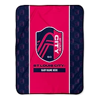 Chad & Jake St. Louis City SC Icon 30" x 40" Personalized Baby Blanket