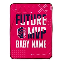 Chad & Jake St. Louis City SC Future MVP 30" x 40" Personalized Baby Blanket