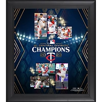 Fanatics Authentic Minnesota Twins 2023 AL Central Division Champions 15" x 17" Collage