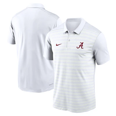 Men's Nike White Alabama Crimson Tide 2024 Early Season Coaches Sideline Dri-FIT Polo