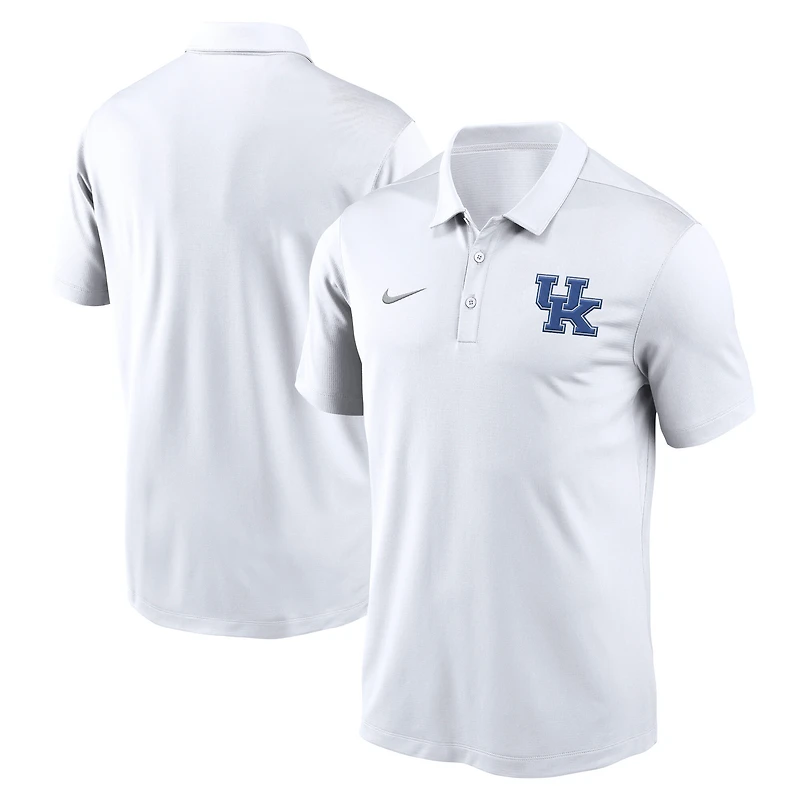 Men's Nike White Kentucky Wildcats Primetime Franchise Dri-FIT Polo