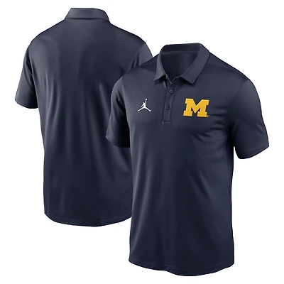 Men's Jordan Brand Navy Michigan Wolverines Primetime Franchise Dri-FIT Polo