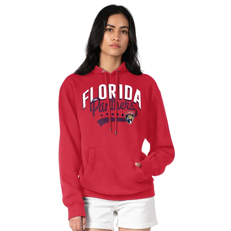 Women's G-III 4Her by Carl Banks  Red Florida Panthers Filigree Logo Pullover Hoodie