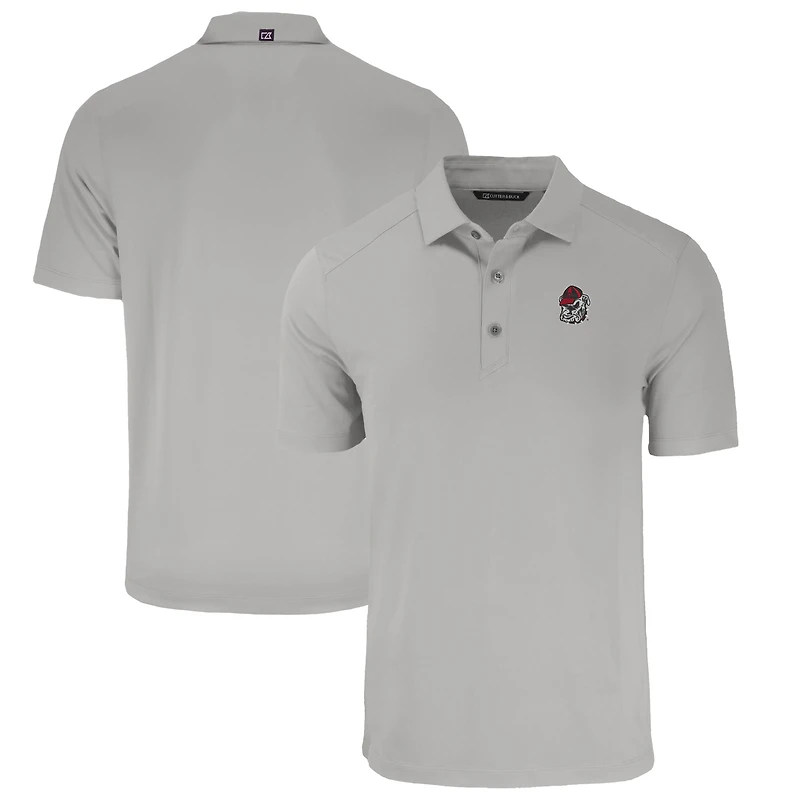 Men's Cutter & Buck Gray Georgia Bulldogs Forge Eco Stretch Recycled Polo