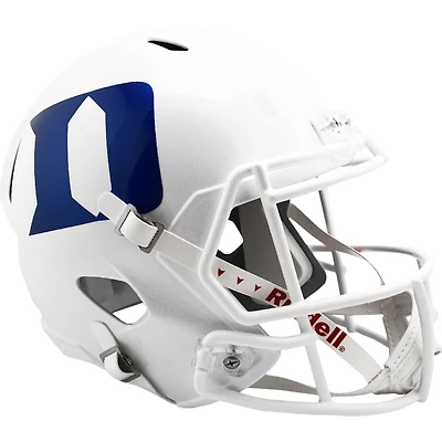 Duke Blue Devils Riddell 2023 White Revolution Speed Replica Helmet