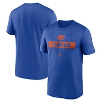 Men's Jordan Brand Royal Florida Gators 2024 Sideline Legend Dri-FIT T-Shirt