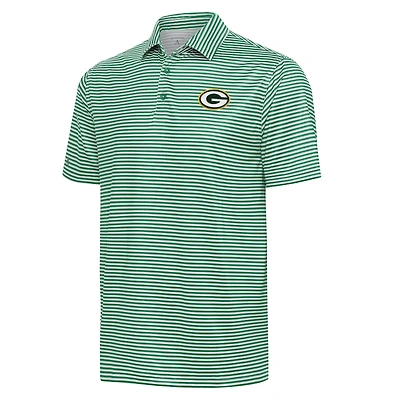Men's Antigua  Green/White Green Bay Packers Skills Polo
