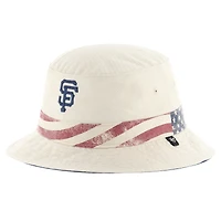 Men's '47 Khaki San Francisco Giants Glory Daze Bucket Hat
