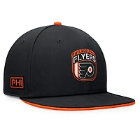 Men's Fanatics Black Philadelphia Flyers 2024 NHL Draft Snapback Hat