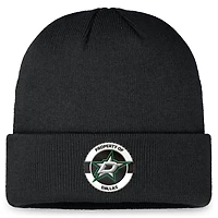 Men's Fanatics Black Dallas Stars Authentic Pro Training Camp Cuffed Knit Hat