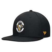 Men's Fanatics Black Pittsburgh Penguins Authentic Pro Training Camp Snapback Hat