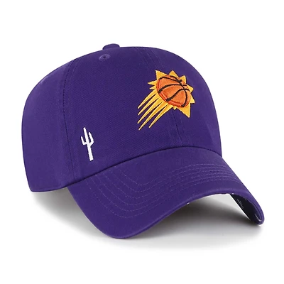 Women's '47  Purple Phoenix Suns Confetti Undervisor Clean Up Adjustable Hat