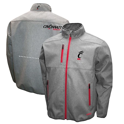 Men's Franchise Club Gray Cincinnati Bearcats X-Tech Full-Zip Jacket