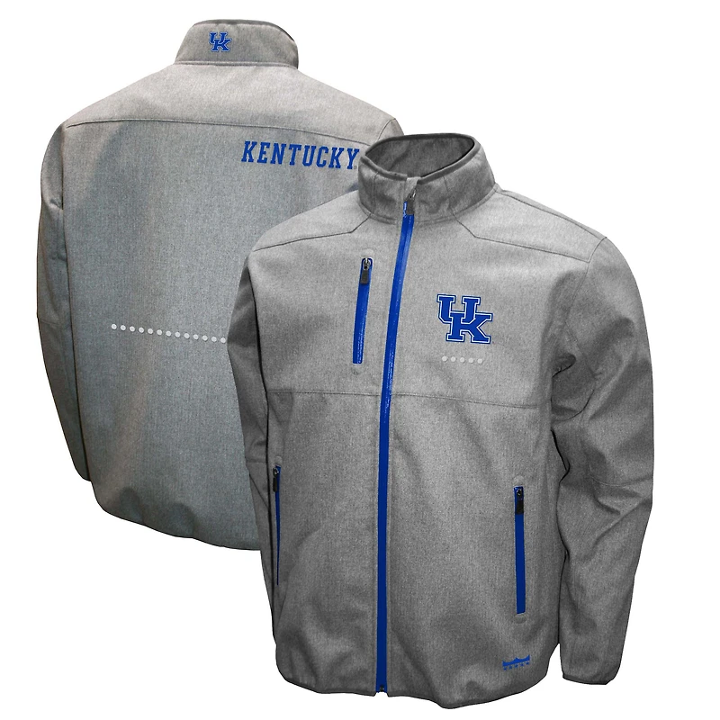Men's Franchise Club Gray Kentucky Wildcats X-Tech Full-Zip Jacket