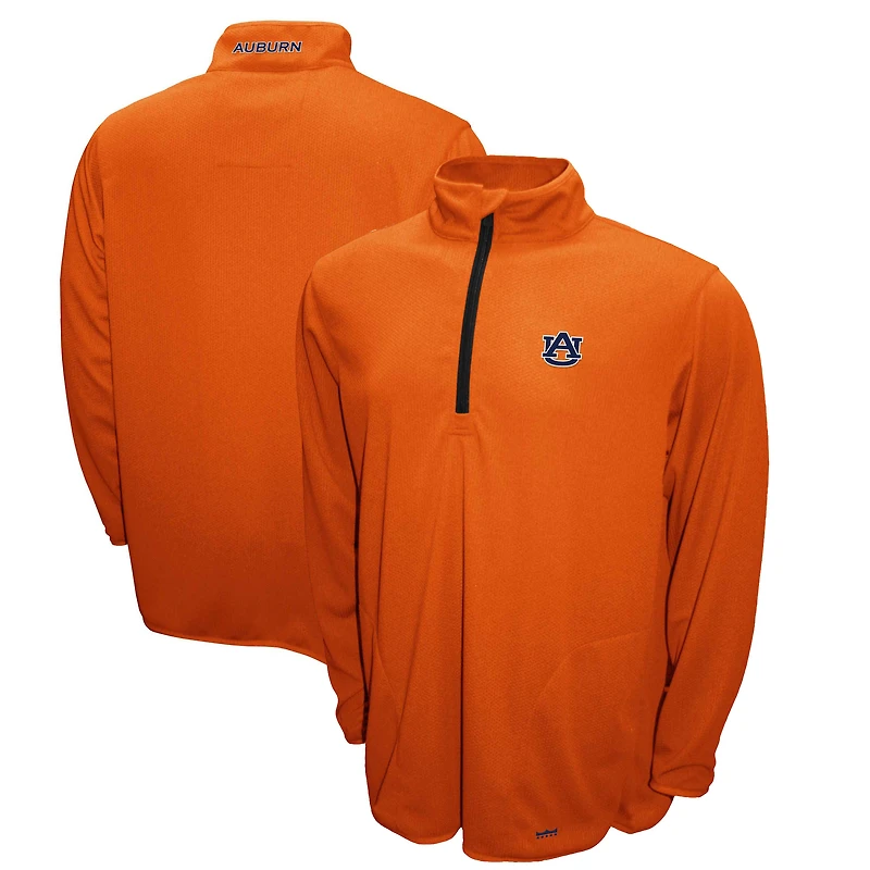 Men's Franchise Club Auburn Tigers Breeze Quarter-Zip Pullover