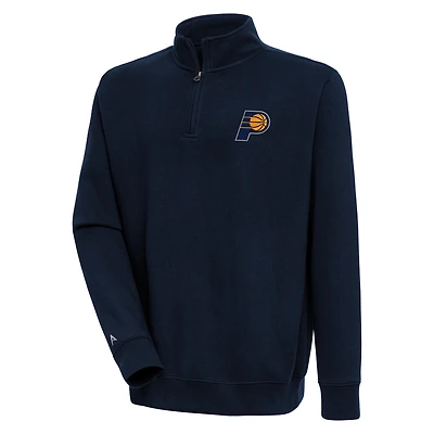 Men's Antigua Navy Indiana Pacers Victory Quarter-Zip Pullover Top