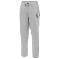 Men's Antigua  Heather Gray Boston Celtics Victory Sweatpants