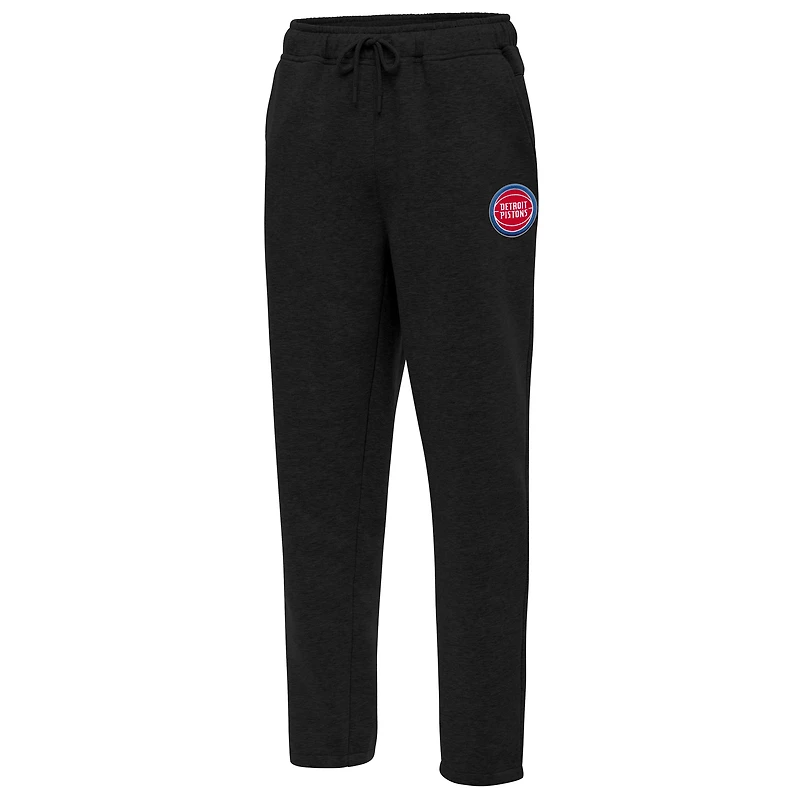 Men's Antigua  Black Detroit Pistons Victory Sweatpants