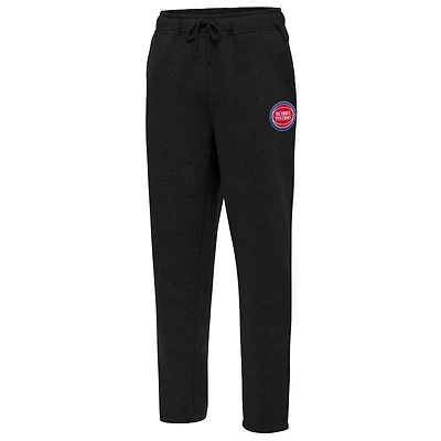 Men's Antigua  Black Detroit Pistons Victory Sweatpants