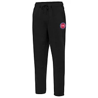 Men's Antigua  Black Detroit Pistons Victory Sweatpants