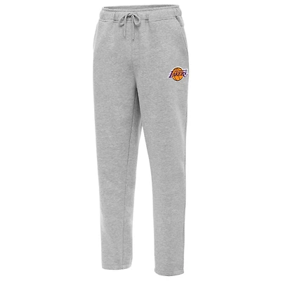 Men's Antigua  Heather Gray Los Angeles Lakers Victory Sweatpants