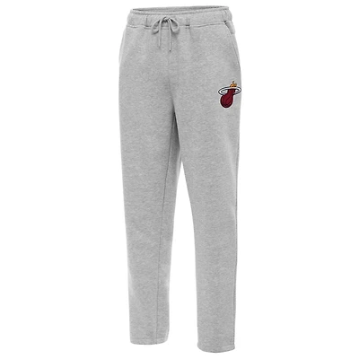Men's Antigua  Heather Gray Miami Heat Victory Sweatpants