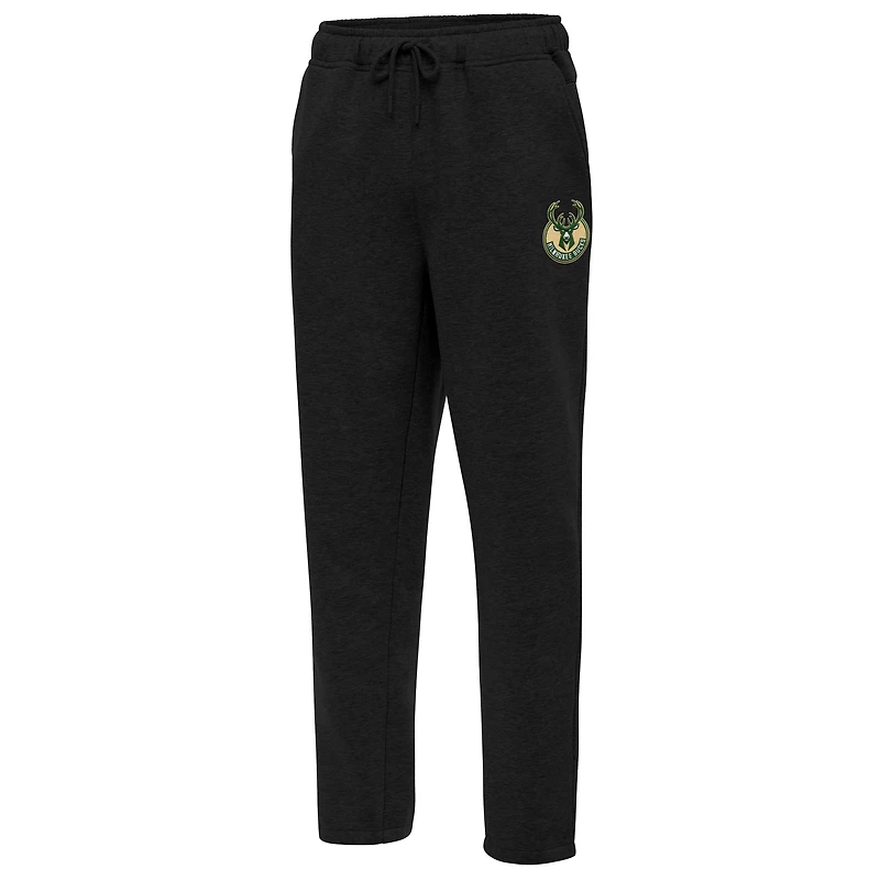 Men's Antigua  Black Milwaukee Bucks Victory Sweatpants
