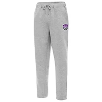 Men's Antigua  Heather Gray Sacramento Kings Victory Sweatpants