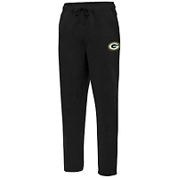 Men's Antigua Black Green Bay Packers Victory Sweatpants