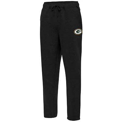 Men's Antigua Black Green Bay Packers Victory Sweatpants