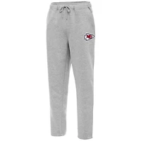 Men's Antigua  Heather Gray Kansas City Chiefs Victory Sweatpants