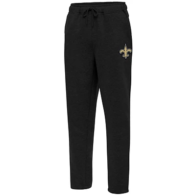 Men's Antigua  Black New Orleans Saints Victory Sweatpants
