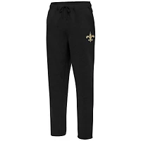 Men's Antigua  Black New Orleans Saints Victory Sweatpants