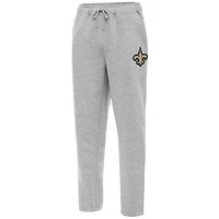 Men's Antigua  Heather Gray New Orleans Saints Victory Sweatpants