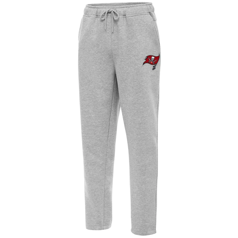 Men's Antigua Heather Gray Tampa Bay Buccaneers Victory Sweatpants