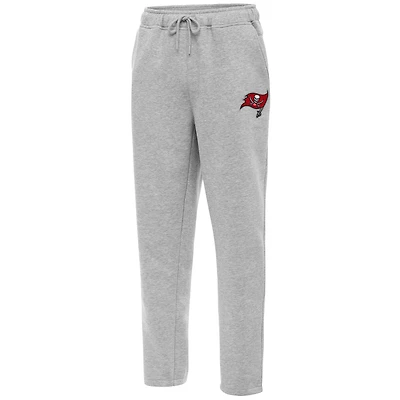 Men's Antigua  Heather Gray Tampa Bay Buccaneers Victory Sweatpants