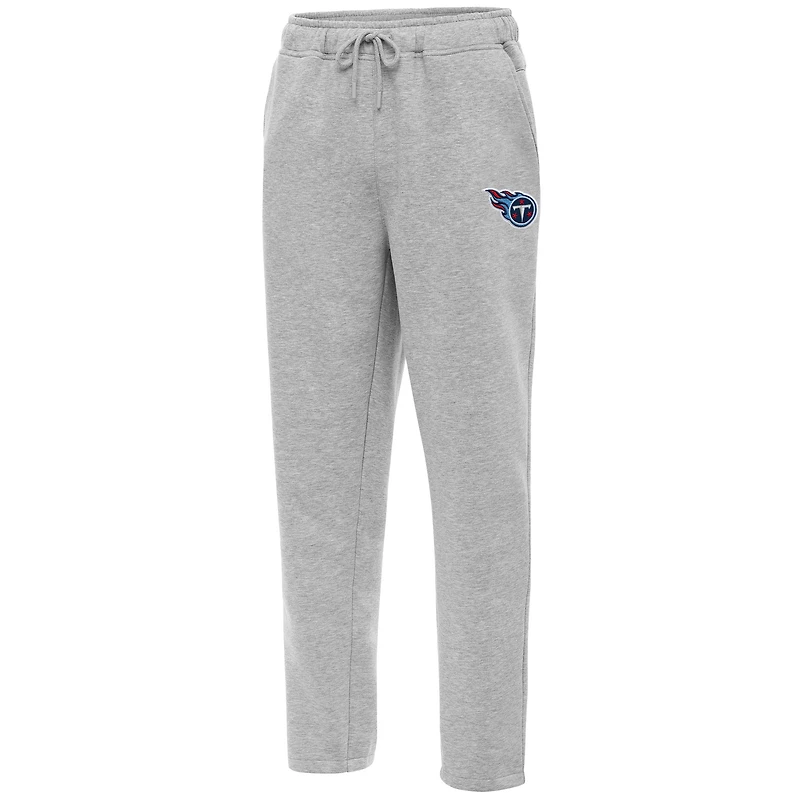 Men's Antigua Heather Gray Tennessee Titans Victory Sweatpants