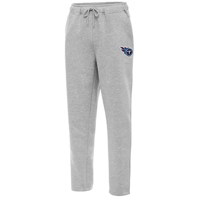 Men's Antigua Heather Gray Tennessee Titans Victory Sweatpants