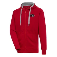 Men's Antigua  Red Atlanta Falcons Victory Full-Zip Hoodie