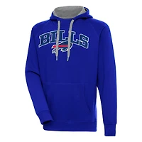 Men's Antigua  Royal Buffalo Bills Victory Pullover Hoodie